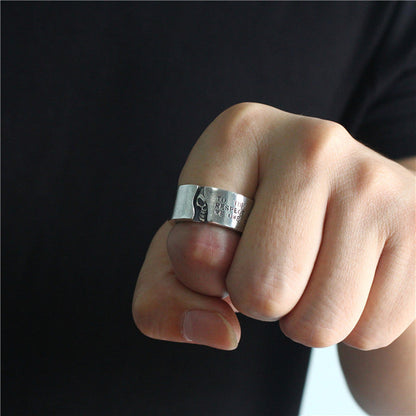 Half Skull Ring Sterling Thai Silver Design