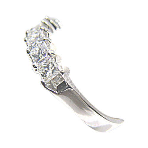 DIAMOND 6 STONE PRINCESS SHAPE DIAMOND BAND DIAMOND RING SHAPE DIAMOND BAND RING