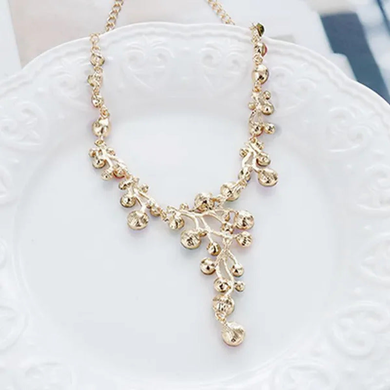 1Pc Colorful Diamond Temperament Diamond Accessories Y-Shaped Diamond Necklace C