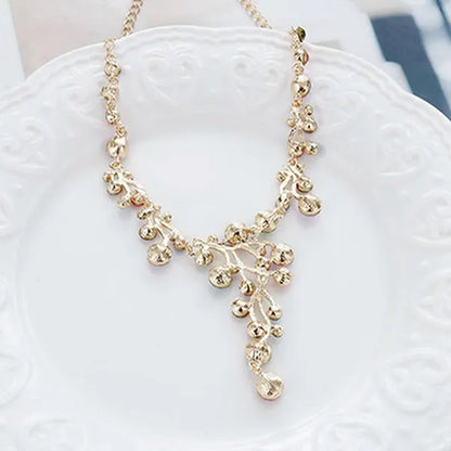 1Pc Colorful Diamond Temperament Diamond Accessories Y-Shaped Diamond Necklace C