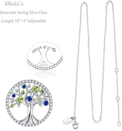 Valentines Day Jewelry Gifts for Her Tree of Life Necklace for Women February Ma