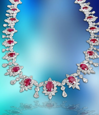 22 OVAL FINE QUALITY RUBY DIAMOND 155 ROUND BR 44 PEAR SHPE 1