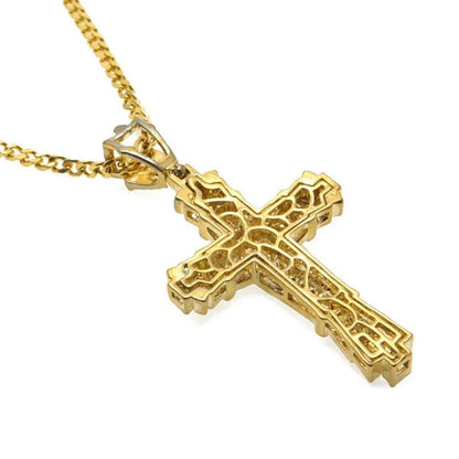 Tide Men'S 2018 Fashion Jewelry 24K Gold 925 Silver DIAMOND Pendant Stainless St