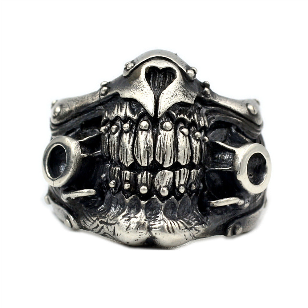 Mad Max Undead Old Joe Mask Ring 925 Sterling Silver