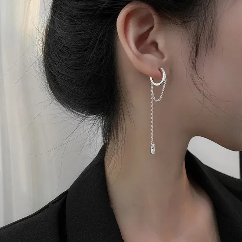 Prevent Allergy Tassel round Bead Long Drop Earring for Women Personalized Hip H