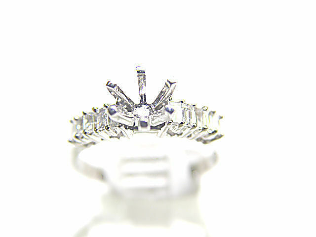 DIAMOND 10 BAGUETTE SHAPE COMMON PRONG SET SETTING 6 PRONG