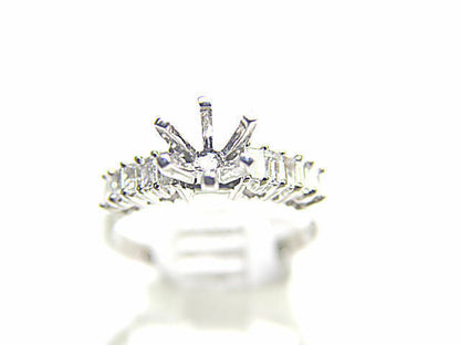 DIAMOND 10 BAGUETTE SHAPE COMMON PRONG SET SETTING 6 PRONG