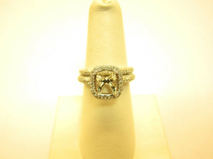 DIAMOND TWO PIECE ENGAGEMENT SETTING