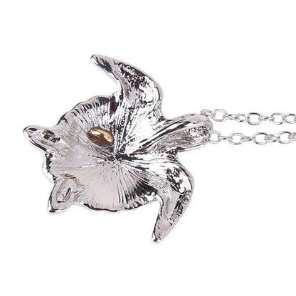 Pendant with Turtle Marine Turtle with Diamond Necklace