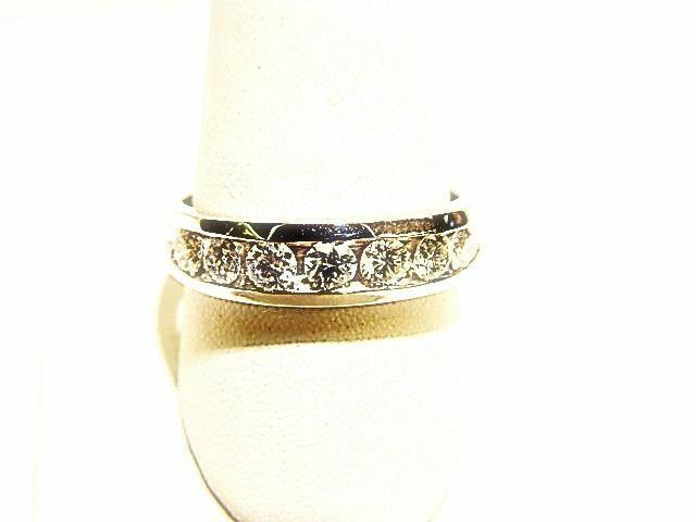 DIAMOND 7 STONE ROUND BR SHAPE MENS BAND CHANNEL SET DIAMOND BAND DIAMOND RING