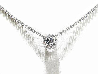 DIAMOND ROUND BR 4 PRONG SET PENDANT INCLUDED 16 INCH GOLD CHAIN