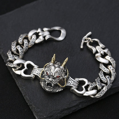 S925 Sterling Silver Creative Temperament Leading Men'S Bracelet