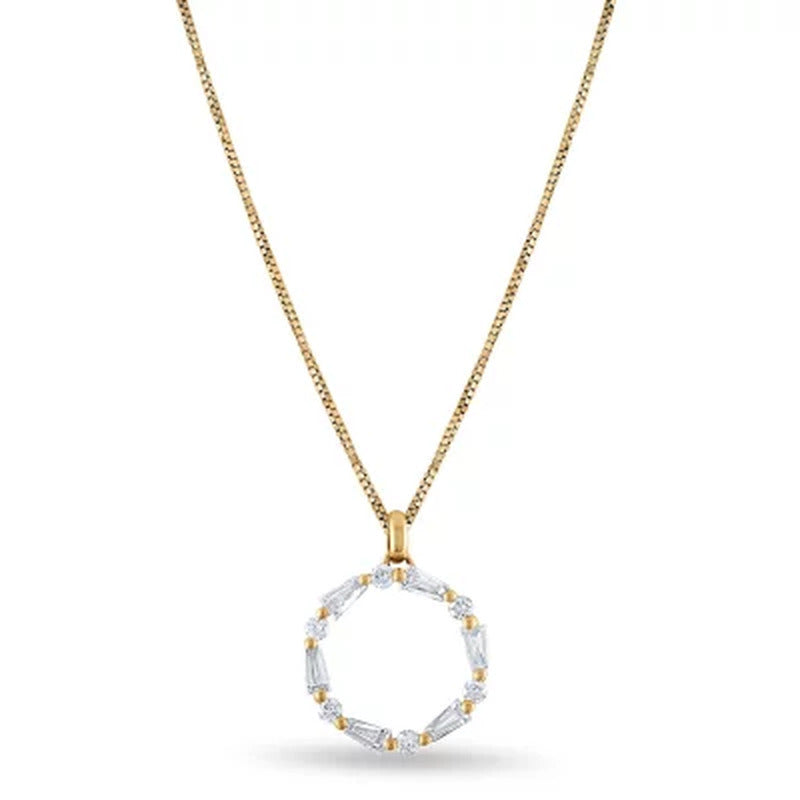 0.23 CT. T.W. Diamond Pendant in 14K Gold