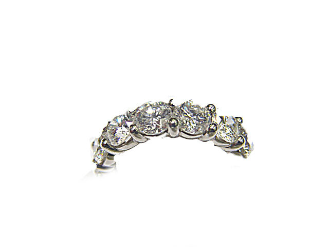 DIAMOND BAND 13 ROUND BRILLIANT SHAPE DIAMOND ETERNITY BAND