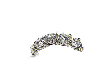 DIAMOND BAND 13 ROUND BRILLIANT SHAPE DIAMOND ETERNITY BAND