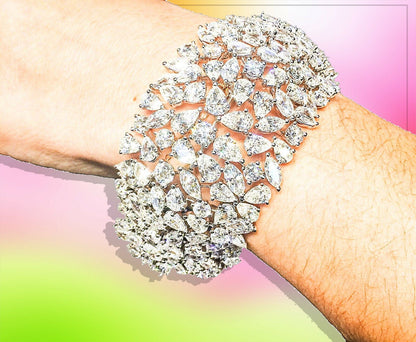 Diamond Round brilliant set Marquise shape set Pear shape 100% natural bracelet