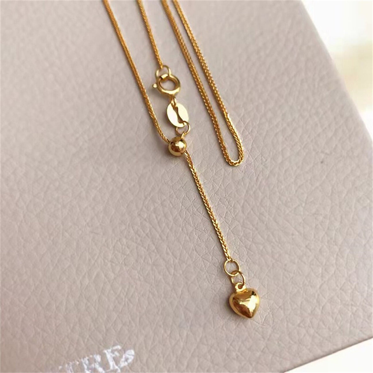 Necklace Chains for Jewelry Making18K Solid Double O Chain Necklace Yellow Rose