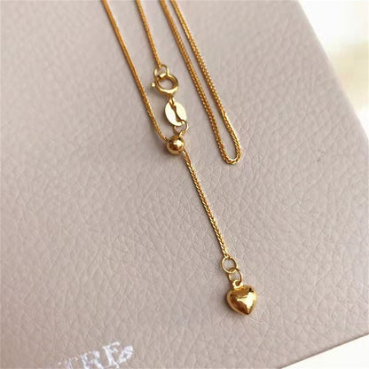 Necklace Chains for Jewelry Making18K Solid Double O Chain Necklace Yellow Rose
