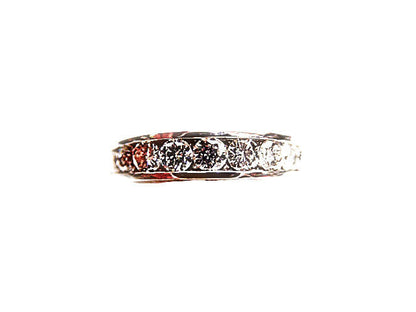 DIAMOND 9 ROUND BRILLIANT SH BAND CHANNEL SET BAND DIAMOND SIDE BAND RING