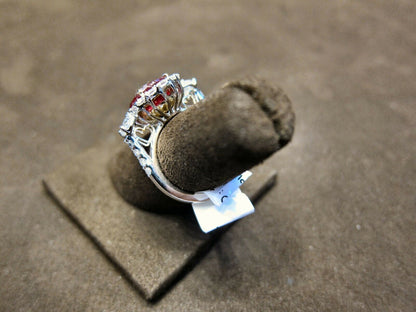 RUBY OVAL SHAPE 11.18MMLX8.81MMWX6.57MMDEPTH DIAMOND