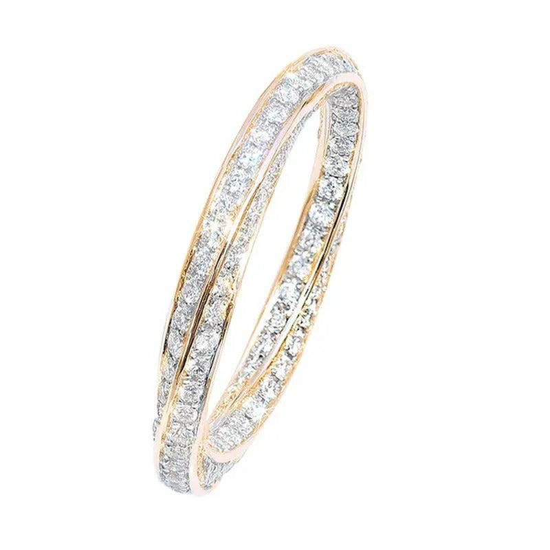 Fashion Stacking Jewelry for Women Rings Exquisite 925 Sterling Silver Ring Whit