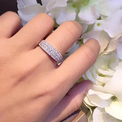 AEAW 1.2CTW Carat F Color Lab Grown Moissanite round Diamond Engagement