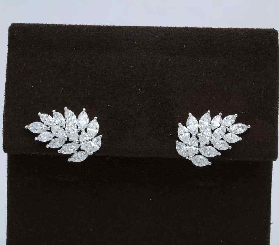 Diamond Cluster Earring Cuffs
