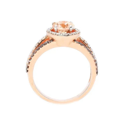 Luxury Exquisite Women'S 925 Sterling Silver round Garnet & White Sapphire & Bla