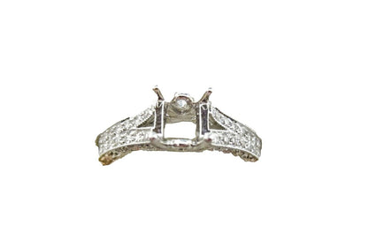 DIAMOND SETTING 3/4 WAY SET 2 ROW ANTIQUE STYLE