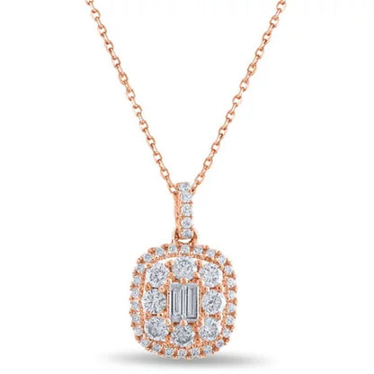 0.45 CT. T.W. Diamond Pendant in 14K Gold