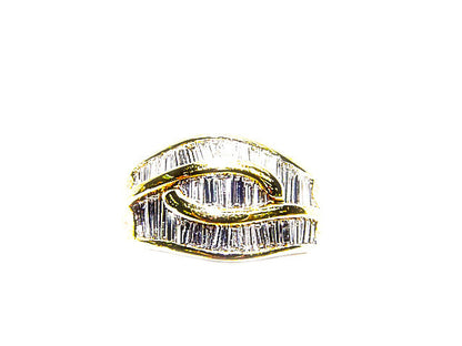 DIAMOND 43 BAGUETTE SHAPE CHANNEL SET DIAMOND BAND DIAMOND RING DIAMOND WEDDING