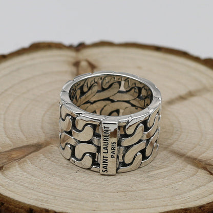 Personality Popular Ring Couple Pair Ring Ring Creative Fashion Thai Silver Retr