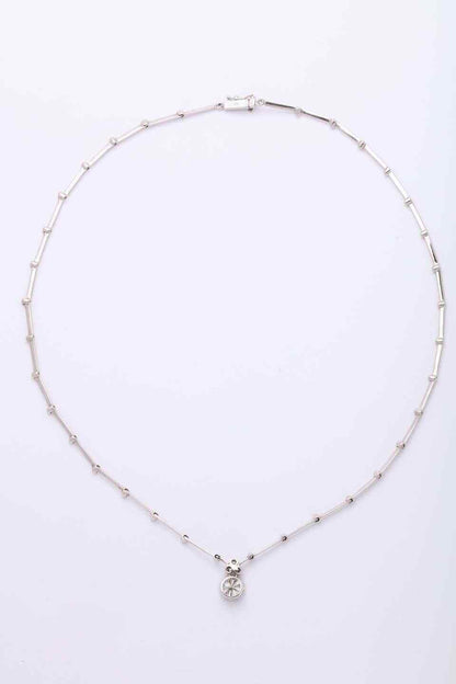 Round Diamond Solitaire Necklace GIA Certified