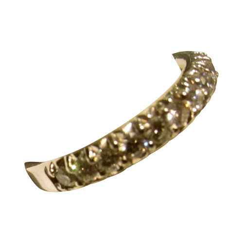 DIAMOND SIXTEEN ROUND BRILLIANT SHAPE BAND COMMON PRONG
