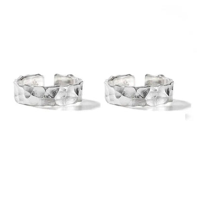 Vintage Stone Pattern Ring Men and Women Simple Personality Ring Fashion Hand Je