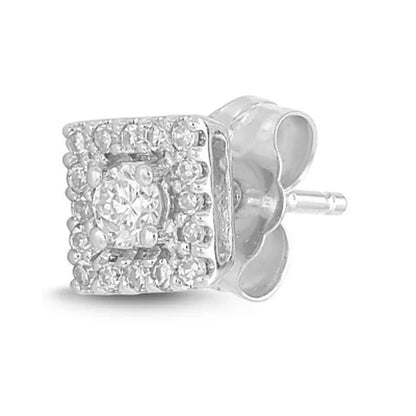 0.25 CT. T.W. Diamond Stud Earrings in 14K White Gold