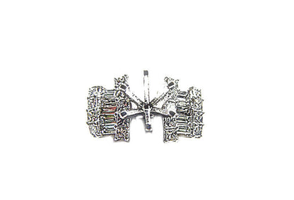 DIAMOND 18 PRINCESS SHAPE 10 BAGUETTE SHAPE SETTING