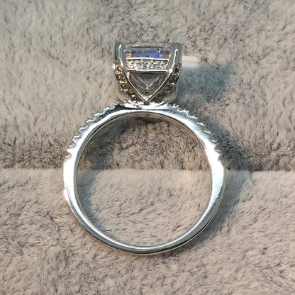 Jewelry 3 Carat CZ Engagement Rings Simulated Diamond Engagement Ring for Women