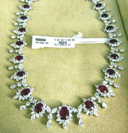 22 OVAL FINE QUALITY RUBY DIAMOND 155 ROUND BR 44 PEAR SHPE 1