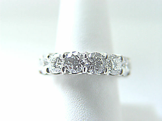 DIAMOND 15 ROUND BR SHAPE ETERNITY BAND COMMON PRONG U BASKET DIAMOND BAND