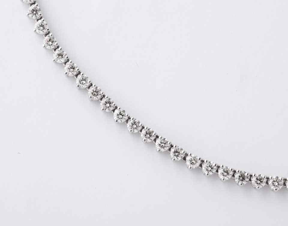 11 Carat Diamond Tennis Necklace