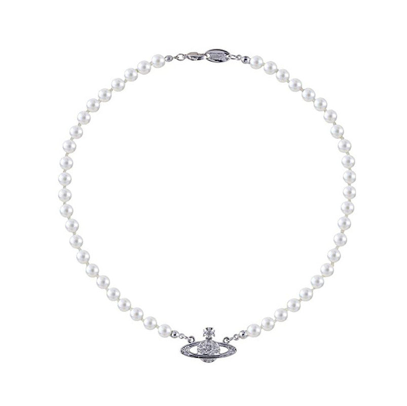 Elegant Temperament Flashing Diamond Pendant Necklace