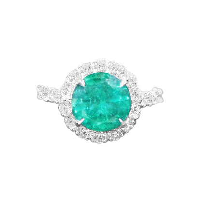EMERALD ROUND SHAPE 7.98 LENGTH X7.81 WIDTH X5.79MM DEPTH