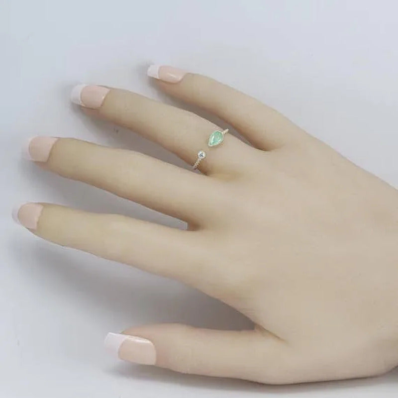 Delysia King Water Drop Pear Shaped Ring