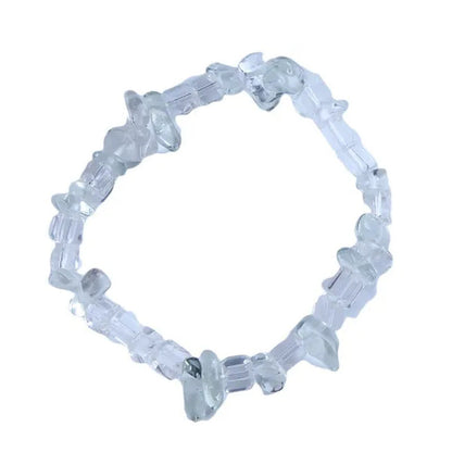 10 Colors Healing Natural Stone Beads Chips Single Strand Women Yoga Bracelets L