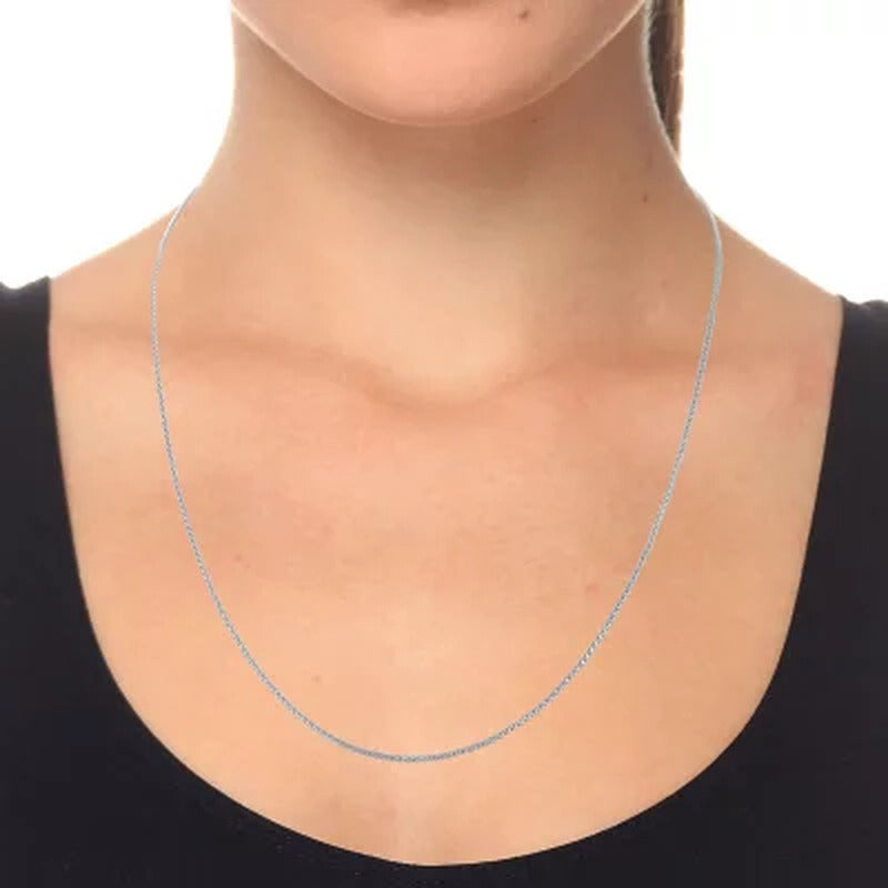 Adjustable Popcorn Chain Necklace, 1.1Mm in 14K Gold