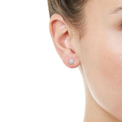0.30 CT. T.W. round Shape Diamond Earrings in 14K Gold