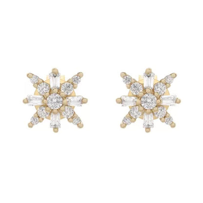 0.25 CT. T.W. Diamond Earrings in 14K Yellow Gold