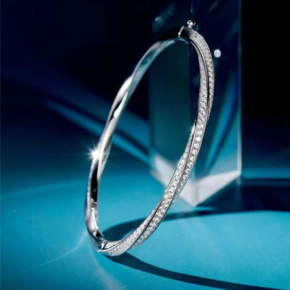 925 Sterling Silver Lab Sapphire High Carbon Diamond 18K Gold Plated