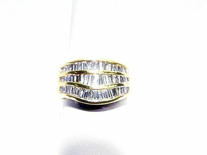 DIAMOND 51 BAGUETTE SHAPE CHANNEL SET DIAMOND BAND DIAMOND WEDDING BAND DIAMOND
